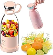 MWK New portable Electric Bottle For shakes and smoothies.mini fast portable Juicer Blender USB Rechargeable wireless bottle and trevelling (Multicolor) Multifunctional juice Maker Machine